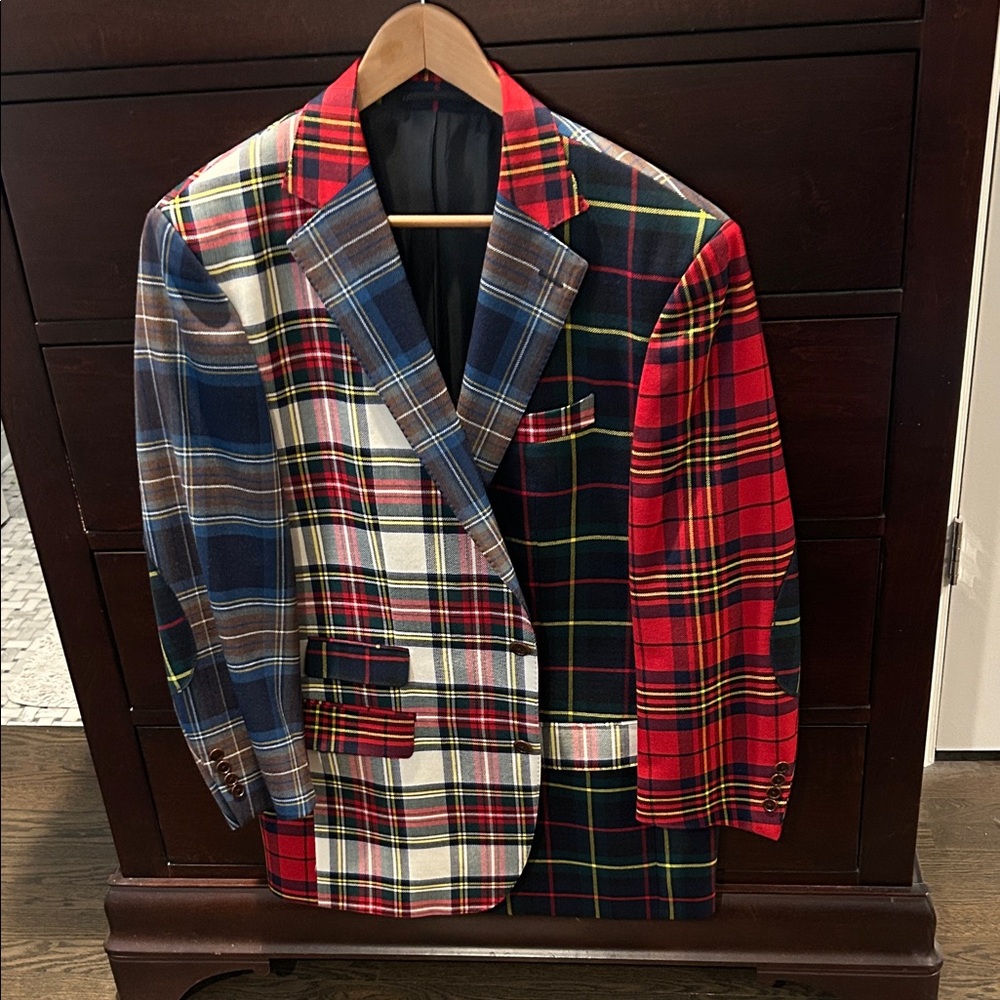 D.S. Dundee for Orvis Plaid Tartan sport coat